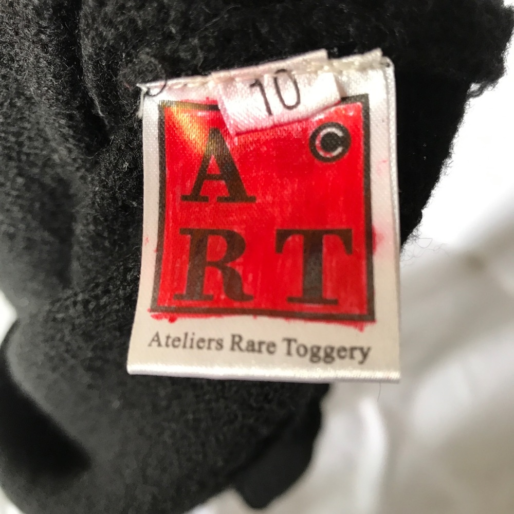 ART- black sweater with front or back waist ties - Picture 7 of 12